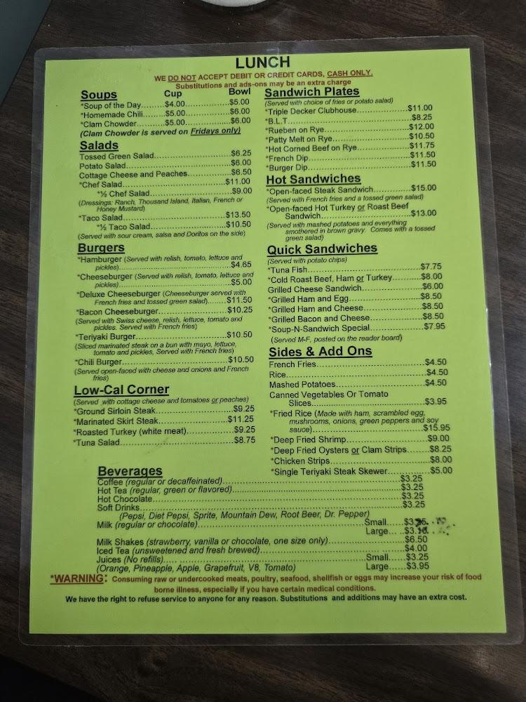 Little Pat's Place Menu image 2